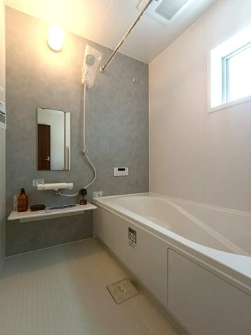 八潮市　古新田　新築戸建　全1棟の浴室|お風呂で日々の疲れを落としましょう