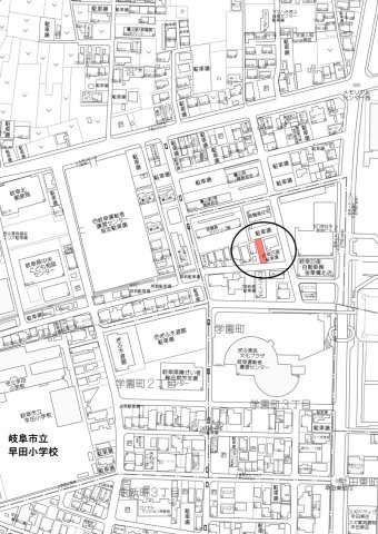 土地　学園町3丁目の地図