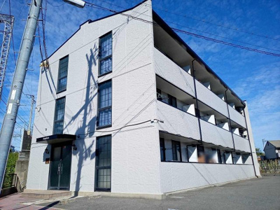 【外観】 | レオパレス二上 | 2022年10月外壁塗装しました。