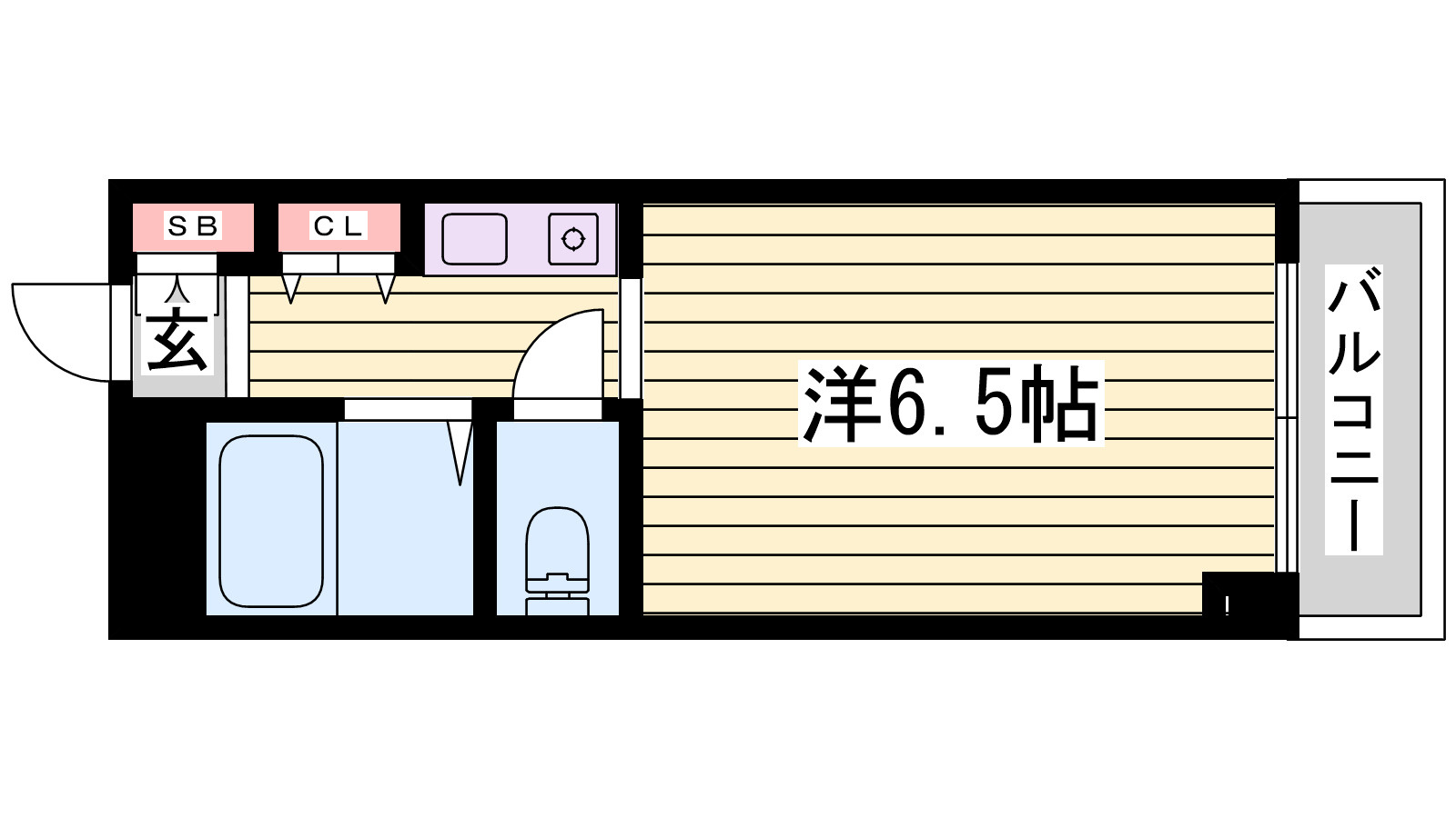 メゾンモンテの間取り