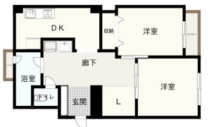 【間取り】 | 塚本東コーポA棟