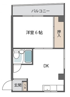 エビスマンションの間取り