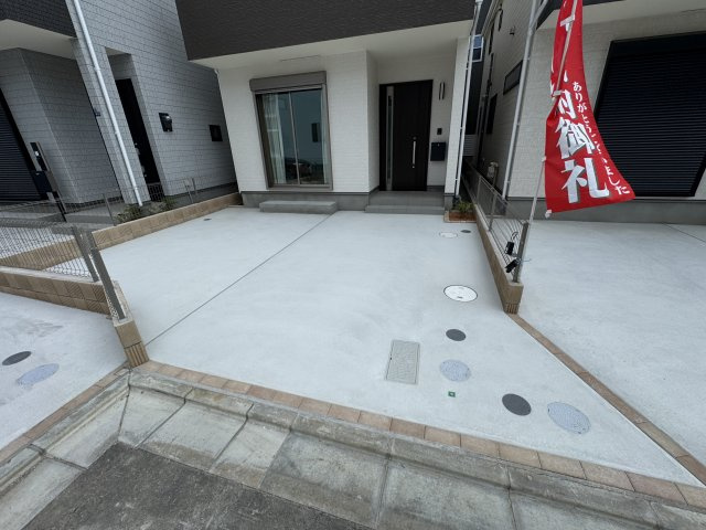 葛飾区西水元３丁目新築戸建【幸田小学校：5分】の駐車場|B号棟駐車スペース
