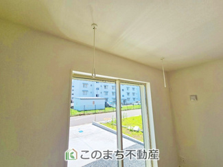 【設備】 | リナージュ那須塩原市下永田5丁目24-1期　5号棟 | 雨でも安心！室内物干しも標準装備です♪
