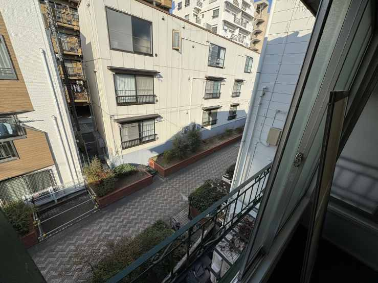 チヅハウスのバルコニー