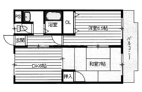 マンションサエイの間取り