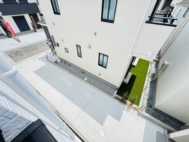 葛飾区西水元３丁目新築戸建【幸田小学校：5分】の展望|バルコニーより道路側眺望