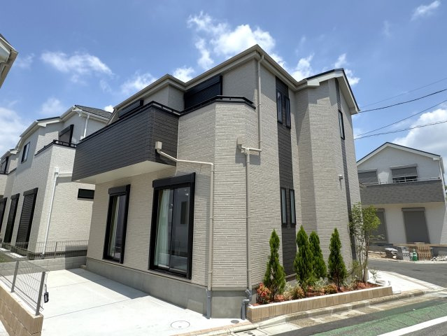 【外観】 | 葛飾区西水元３丁目新築戸建【幸田小学校：5分】 | K号棟外観・完成済み内覧可能です！