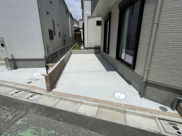 葛飾区西水元３丁目新築戸建【幸田小学校：5分】の駐車場|K号棟駐車スペース