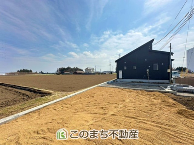 【展望】 | リナージュ那須塩原市下永田5丁目24-1期　6号棟 | 敷地が広いので、陽当り・解放感◎になっております！
