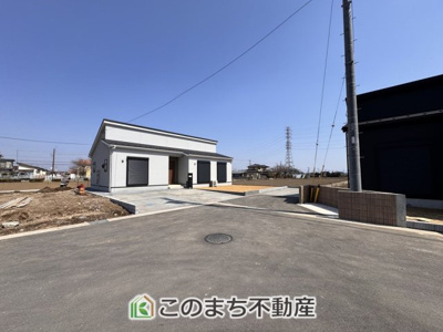 【前面道路含む現地写真】 | リナージュ那須塩原市下永田5丁目24-1期　6号棟 | 前面道路含む現地写真