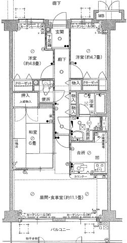 【間取り】 | シーサイドパーク小川