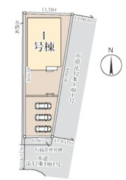 【区画図】 | Livele Garden.S行田市持田4丁目　【平屋】新築住宅