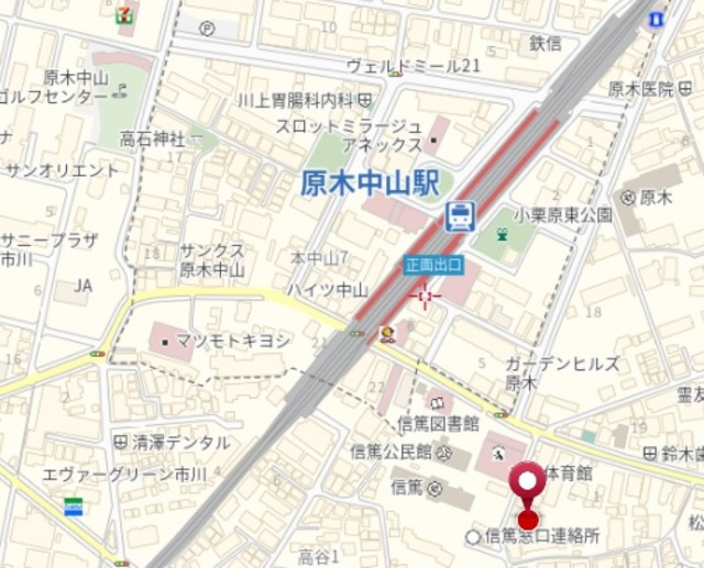 ジュネラス指田の地図|★案内図★