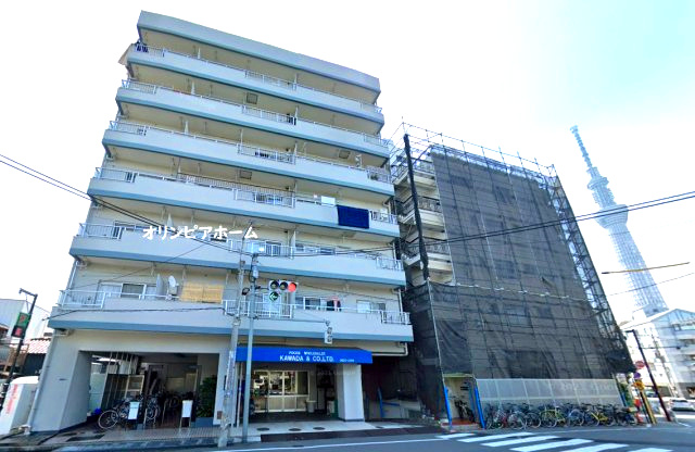 日東コーポ言問　4階　角　部屋　リ　ノベーション済の外観