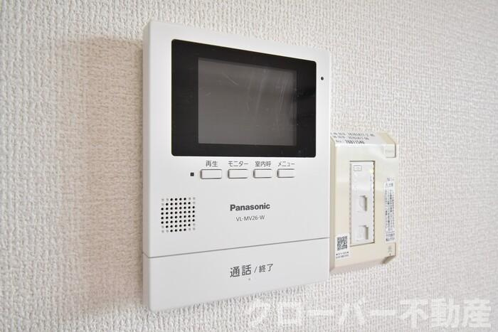 シャトレー西本Ⅱのセキュリティ|モニタ付インターホン