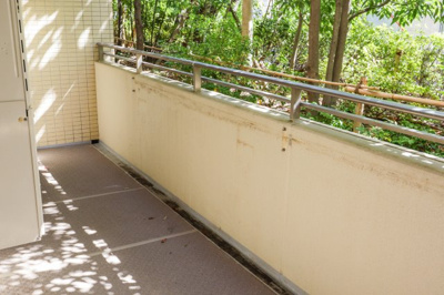 【バルコニー】 | グランドメゾン住吉本町ネクス | 明るい南向きバルコニー♪