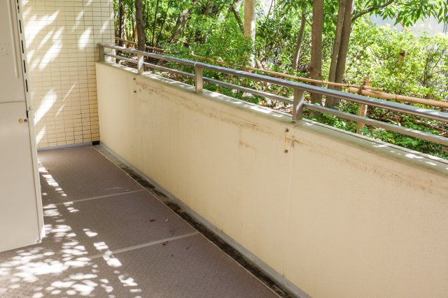 【バルコニー】 | グランドメゾン住吉本町ネクス | 明るい南向きバルコニー♪