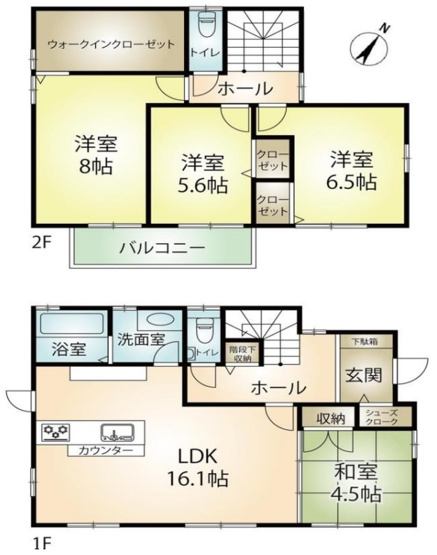 【間取り】 | 舞多聞西８丁目　中古戸建