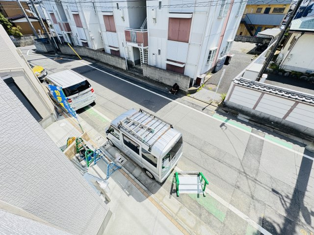 葛飾区西水元３丁目新築戸建【幸田小学校：5分】の展望|バルコニーより道路側眺望