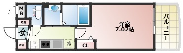 Luxe姫路の間取り