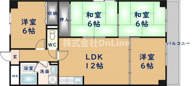 【間取り】 | 友田コーポラス