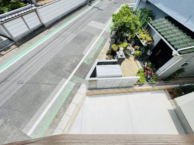 葛飾区西水元３丁目新築戸建【幸田小学校：5分】の展望|バルコニーより道路側眺望