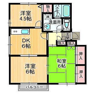 【間取り】 | パインガーデン　A棟