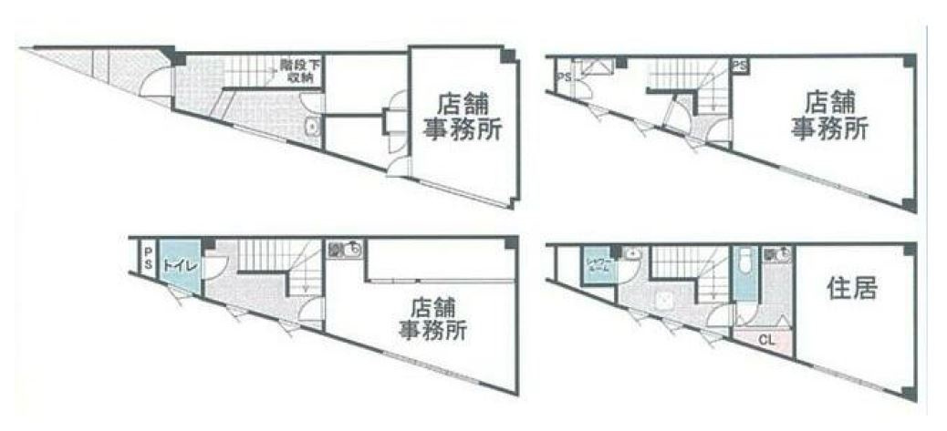 西天満KMSビルの区画図