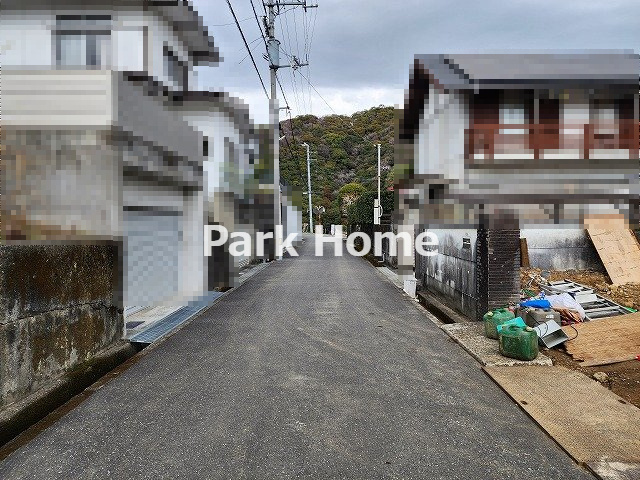 高知市加賀野井２丁目 -B号地-　売土地の前面道路含む現地写真