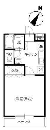 【間取り】 | ブルージェ・アベ和光Ⅱ | 間取りは反転タイプになります