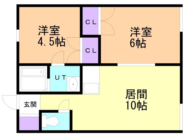 仙石マンションの間取り