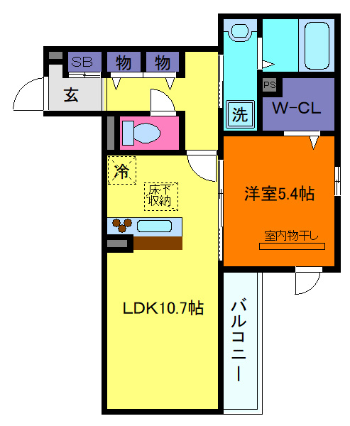 バレンティアの間取り