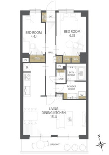 【間取り】藤和相模原ハイタウン 