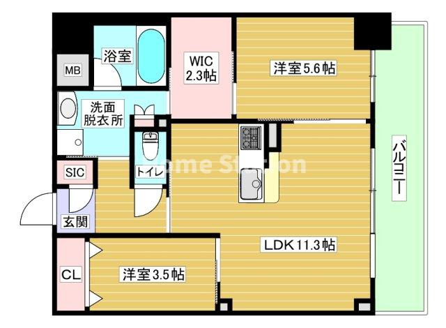 【間取り】 | S-RESIDENCE福島diverse