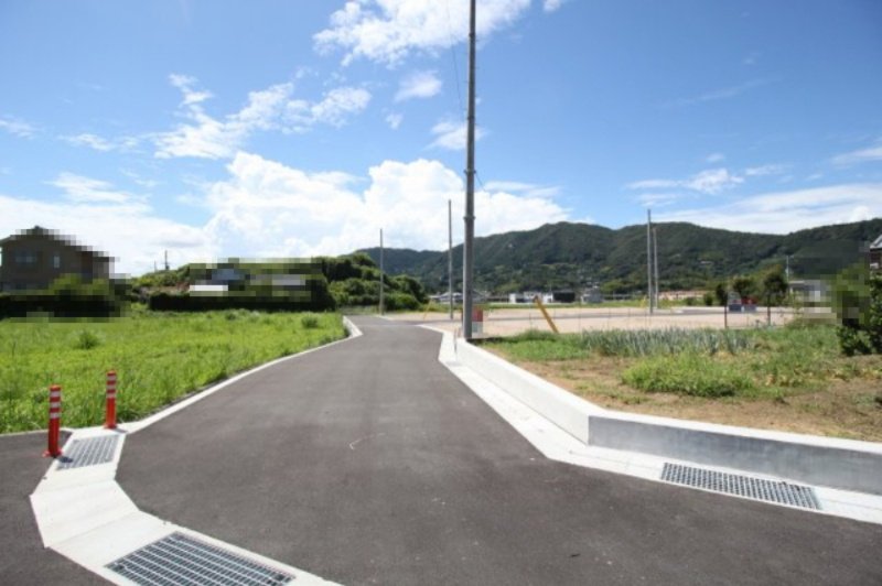 ライフタウン天神　6号地の前面道路含む現地写真|6号地