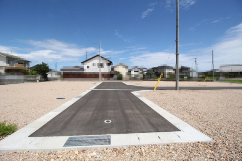 ライフタウン天神　８号地の外観|西側からの出入り口