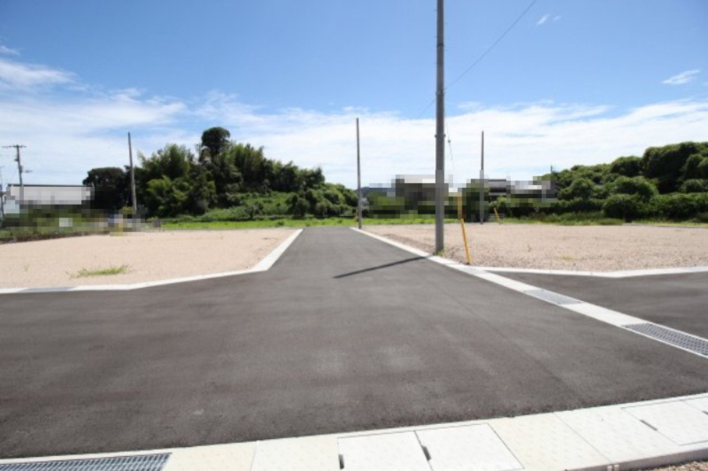 ライフタウン天神　８号地の前面道路含む現地写真|8号地
