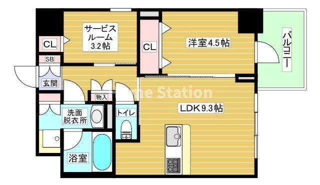 【間取り】 | S-RESIDENCE福島diverse