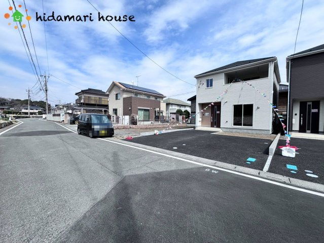 北本市石戸　第1　新築戸建　クレイドルガーデン02の前面道路含む現地写真