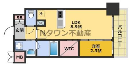 【間取り】 | ハーモニーレジデンス名古屋イースト | 間取りです