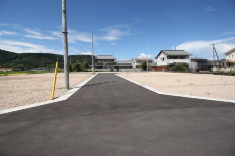 ライフタウン天神　10号地の前面道路含む現地写真|10号地