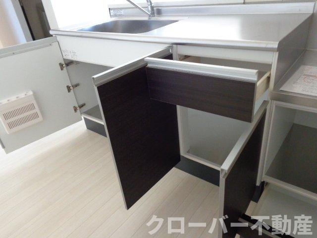 シエロモンターニュのキッチン|キッチン収納