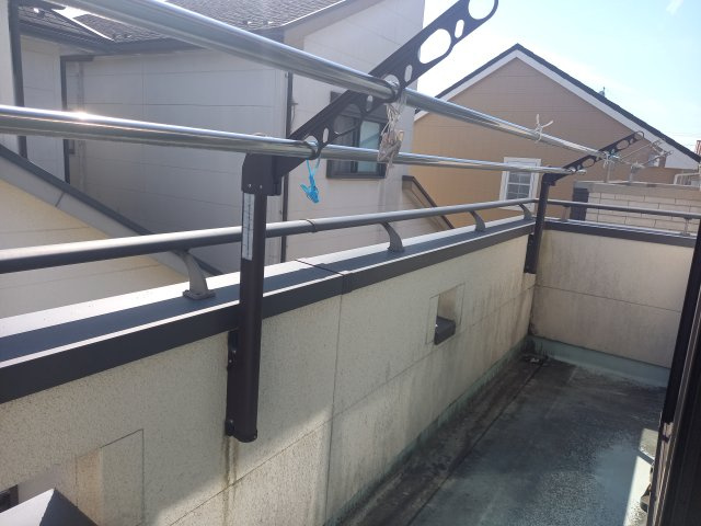 一宮市三条字田畑のバルコニー