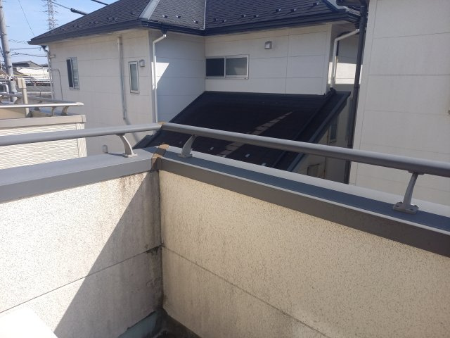 一宮市三条字田畑のバルコニー