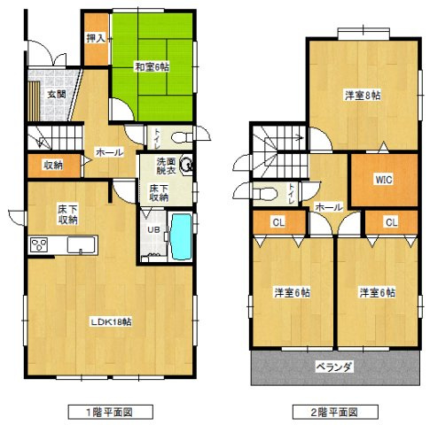 一宮市三条字田畑の間取り