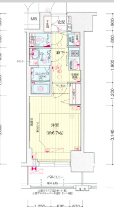 【間取り】 | プレサンスコウベシフォン