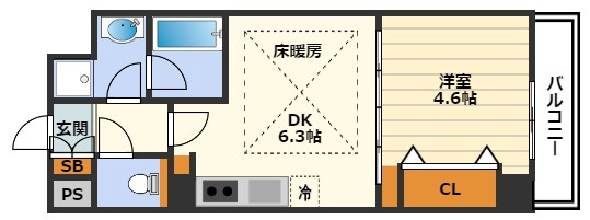 アーバネックス同心の間取り