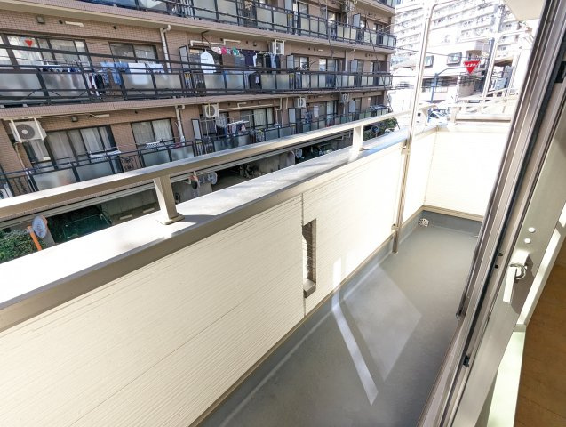 江東区東砂６丁目の戸建のバルコニー