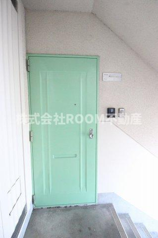 サンコーポラス都城Ⅱの玄関|ゆったりとした玄関です